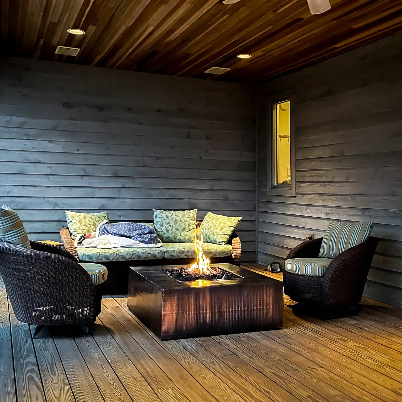 Outdoor Plus Quad Metal Fire Pit