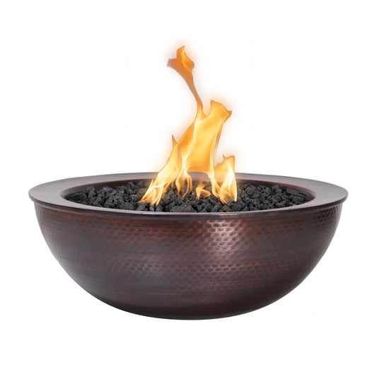 Outdoor Plus Sedona Fire Bowl - Hammered Patina Copper