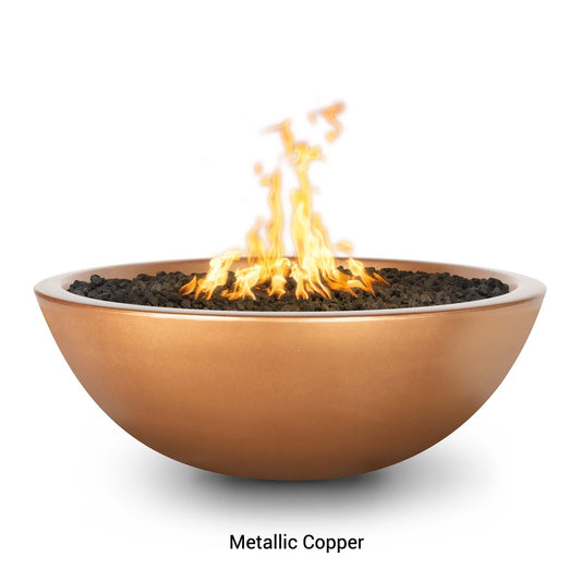 Outdoor Plus Sedona Narrow Ledge Fire Pit - GFRC Concrete