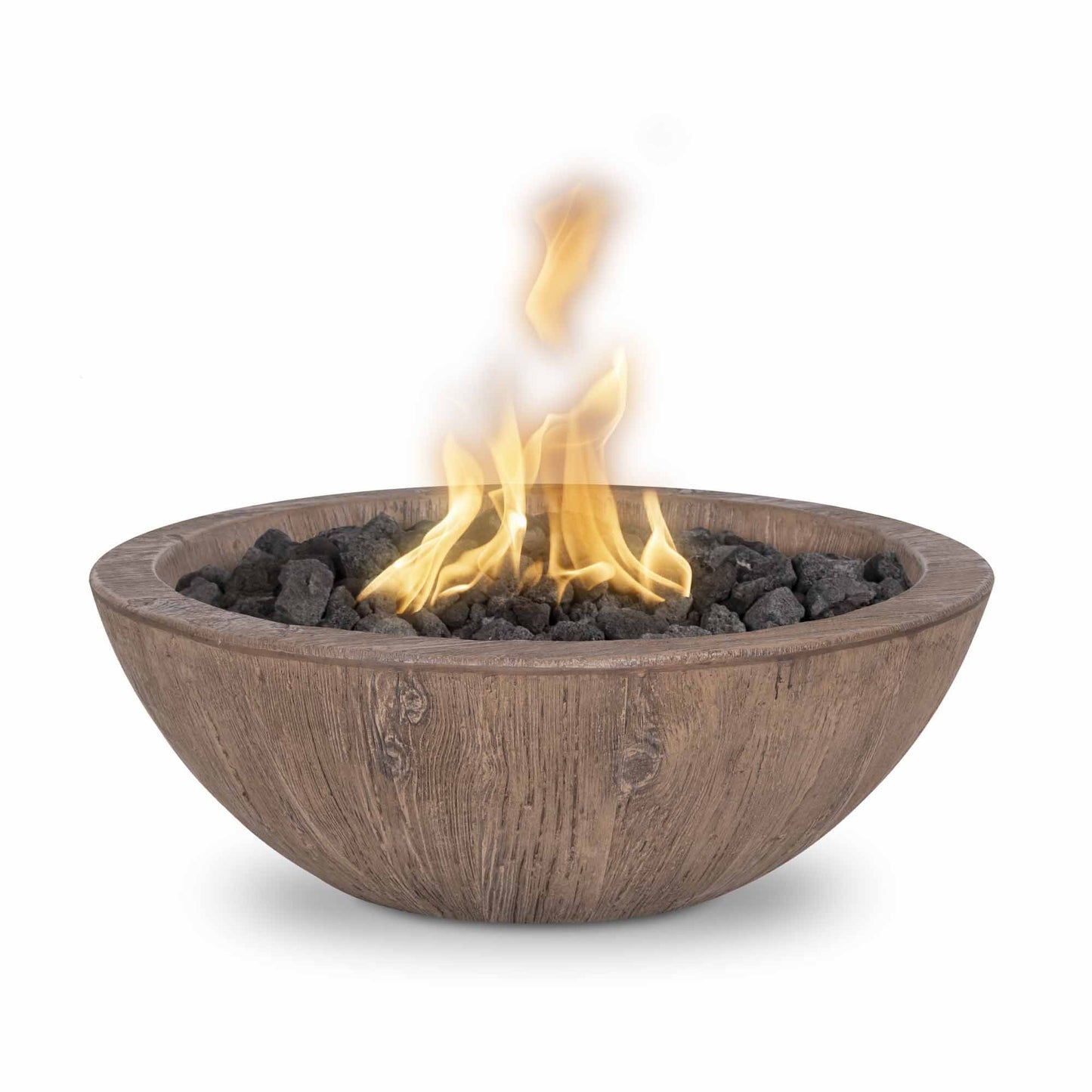 Outdoor Plus Sedona Wood Grain Fire Bowl