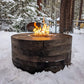 Outdoor Plus Sequoia Wood Grain Fire Pit