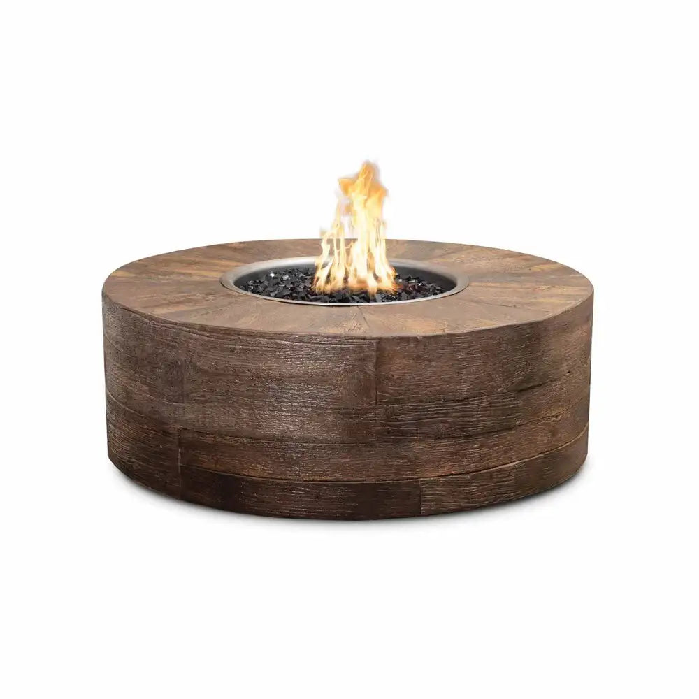 Outdoor Plus Sequoia Wood Grain Fire Pit