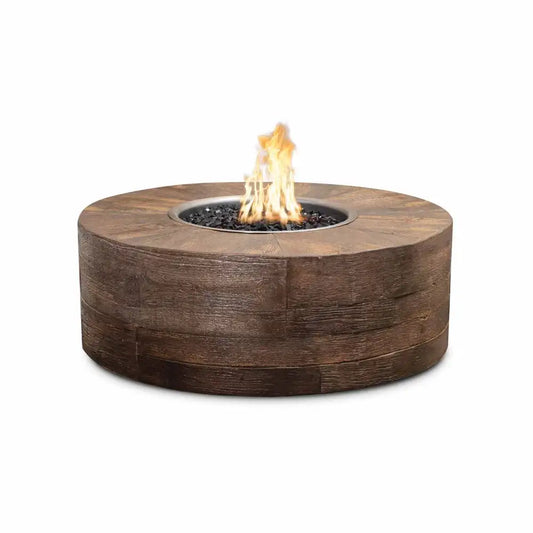 Outdoor Plus Sequoia Wood Grain Fire Pit