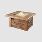 Outdoor GreatRoom Sierra Square Fire Pit Table