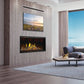 Napoleon Tall Linear Vector 62" Gas Fireplace with Luminous Logs - TLV62L