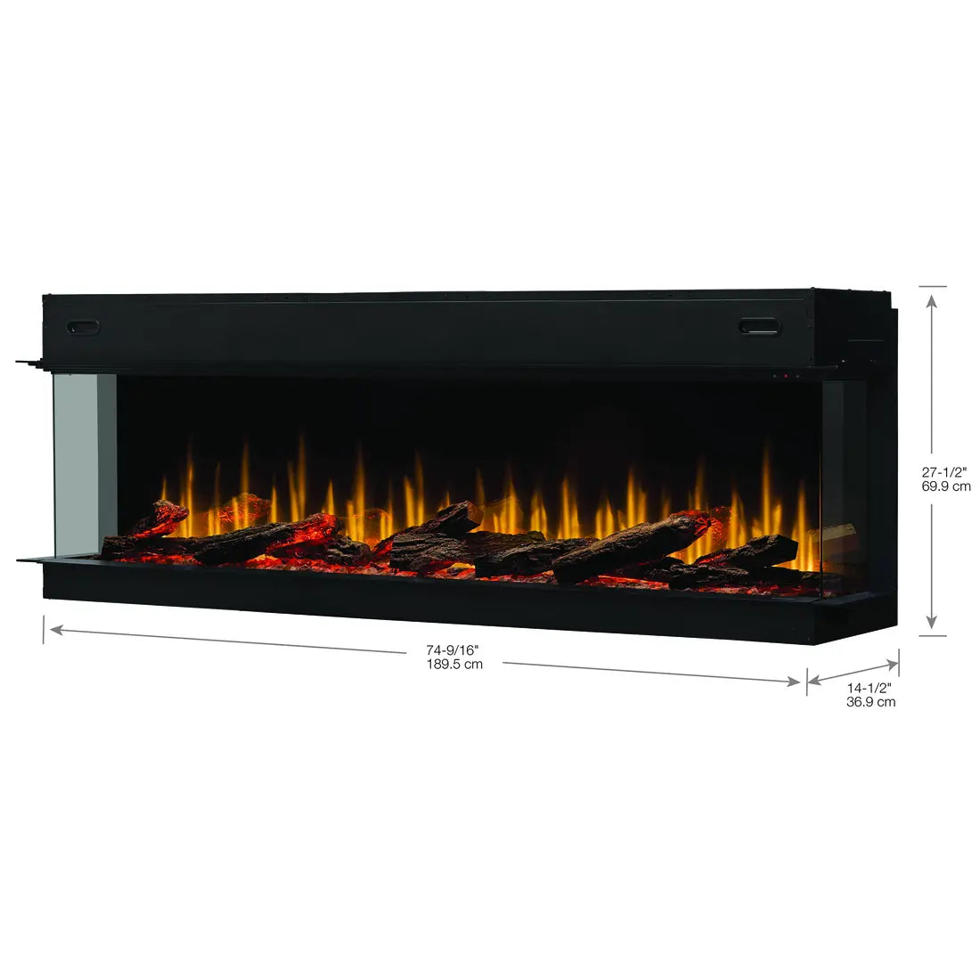 Dimplex Ignite Ultra 74" Built-in Linear Electric Fireplace - ULT74