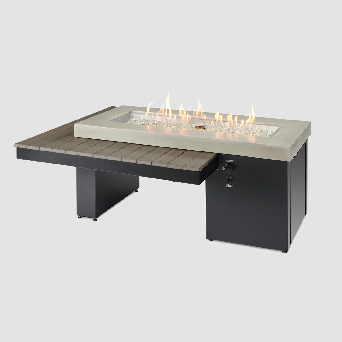 Outdoor GreatRoom Uptown Coastal Grey Fire Pit Table