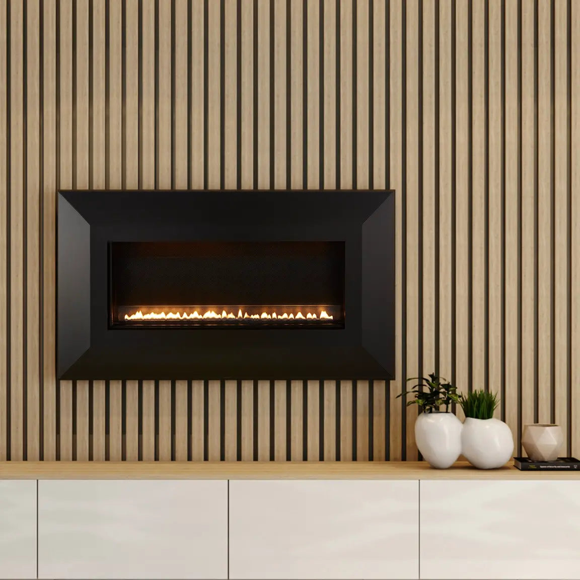 Empire Boulevard Slim Line Vent-Free Fireplace - 30"