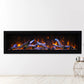 Amantii Panorama BI Deep XT Smart Electric Fireplace - 60" Indoor/Outdoor, WiFi Enabled