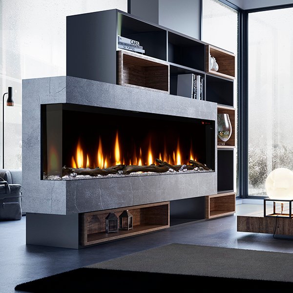 Dimplex IgniteXL Bold 74" Built-in Linear Multi-Sided Electric Fireplace