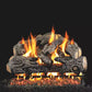 Peterson Real Fyre Outdoor Charred Northern Oak Vented Gas Log Set