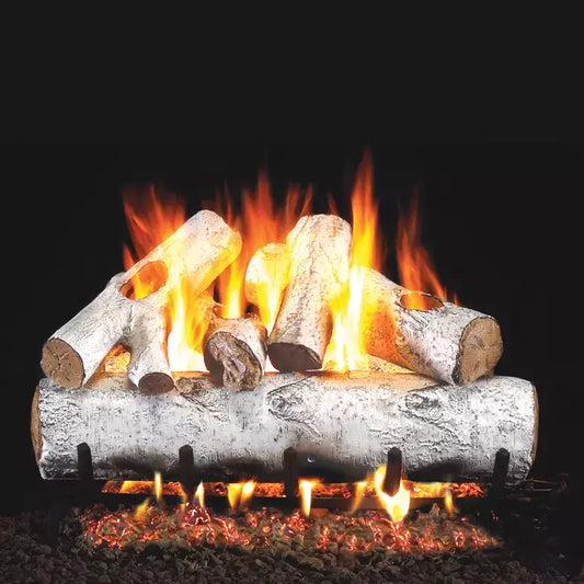 Peterson Real Fyre White Birch Vented Gas Log Set