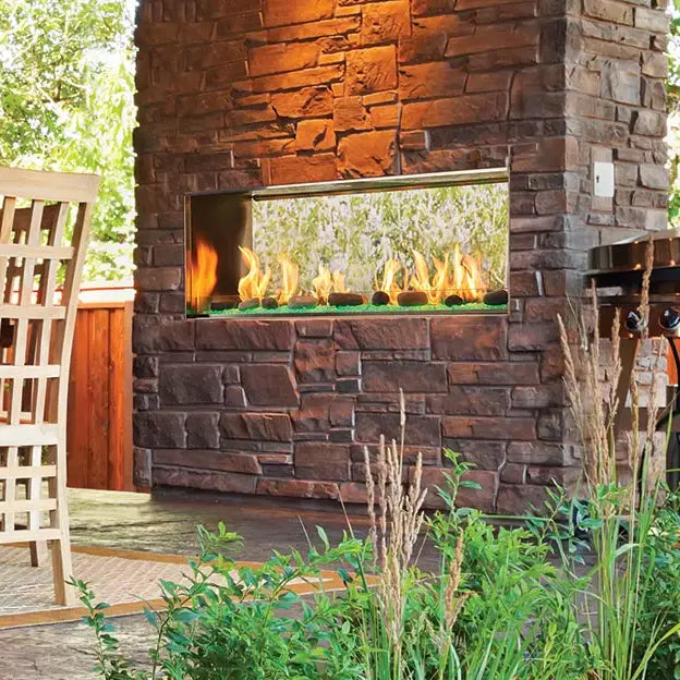 Majestic Lanai 48" See-Through Outdoor Gas Fireplace