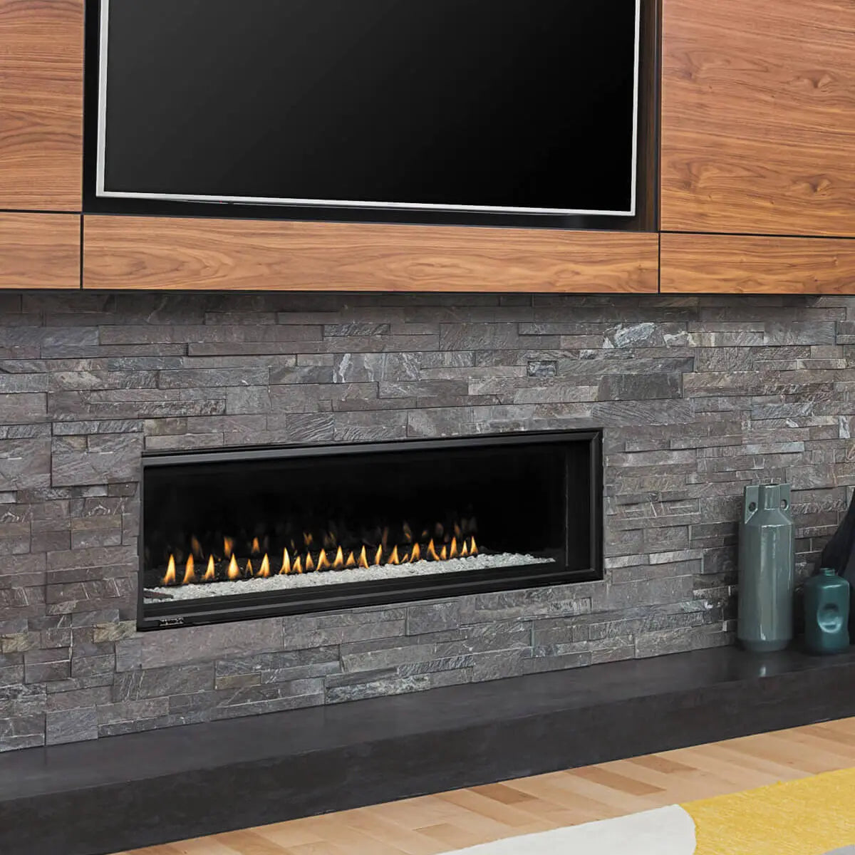 Montigo DelRay Linear 60" Full Load Direct Vent Gas Fireplace - DRL6013NI-2
