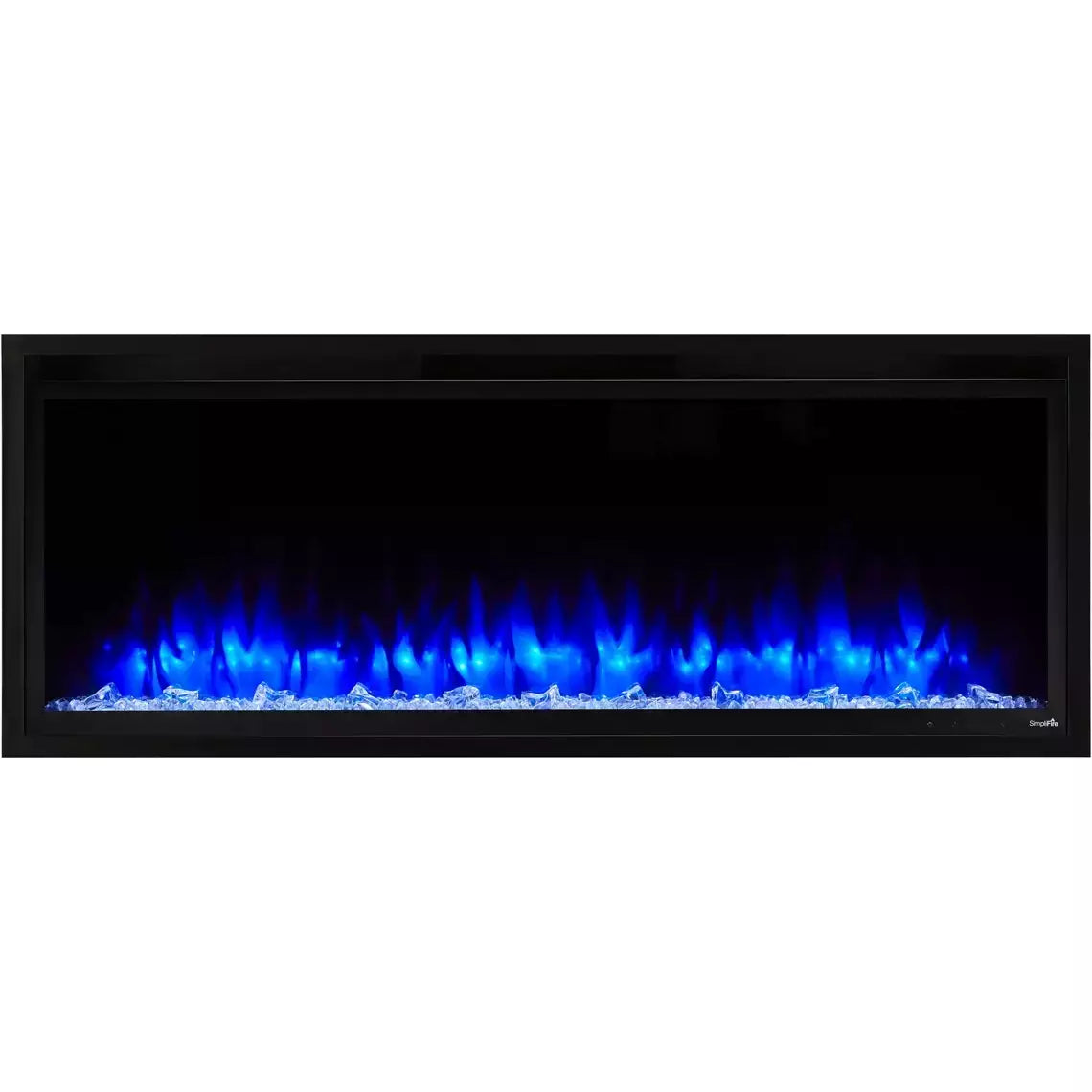 SimpliFire Allusion Platinum Linear Electric Fireplace - 72"