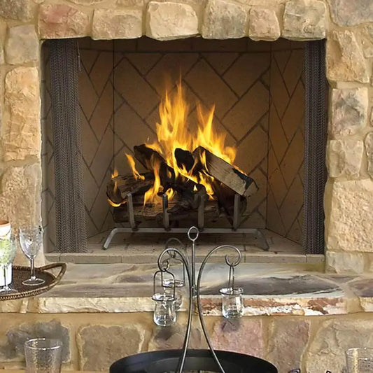 Superior WRE6036 Masonry Outdoor Wood Burning Fireplace - 36"