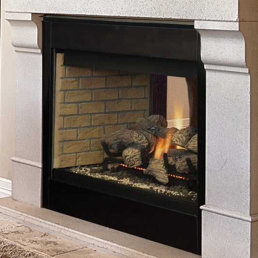 Superior BRT40ST See-Through B-Vent Gas Fireplace - 40"