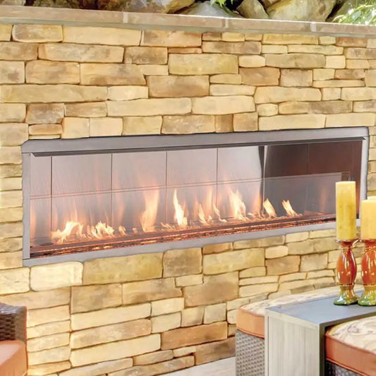 Superior VRE4648 Linear Outdoor Ventless Gas Fireplace - 48"