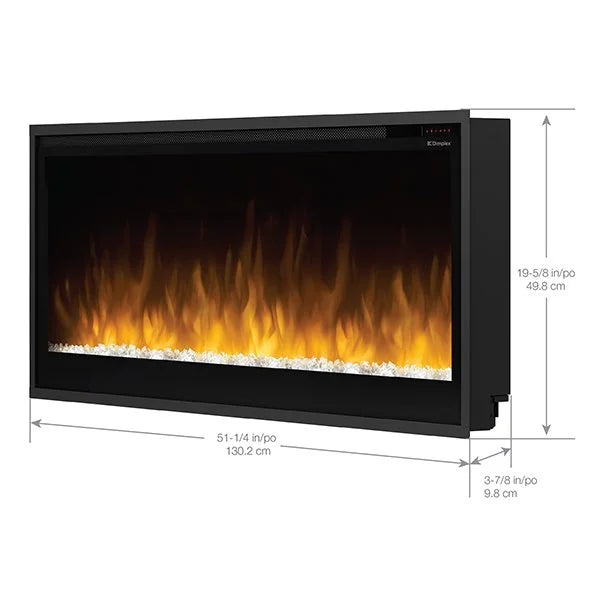 Dimplex 50" Slim Built-in Linear Electric Fireplace - Includes Remote