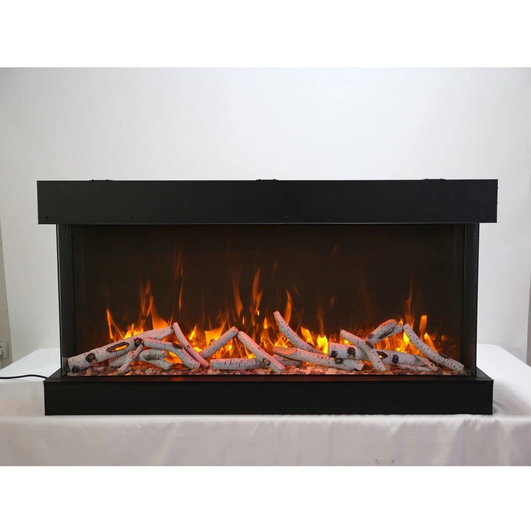 Amantii Tru View XL XT Smart Electric Fireplace - 40" Indoor/Outdoor 3-Sided