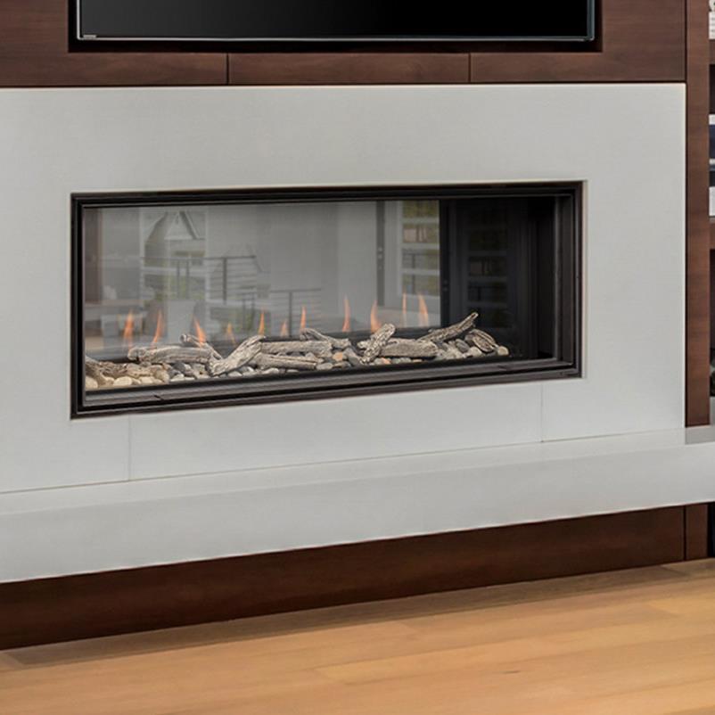 Montigo Distinction 36" See-Through Direct Vent Linear Gas Fireplace