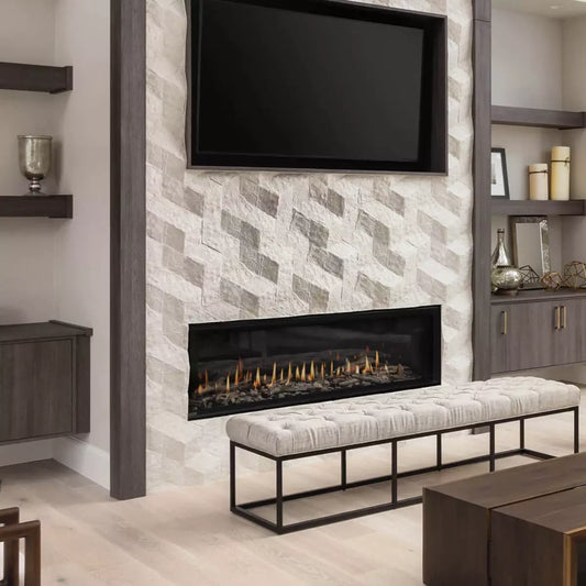 Montigo Distinction 63" Direct Vent Linear Gas Fireplace - D6315NI-2