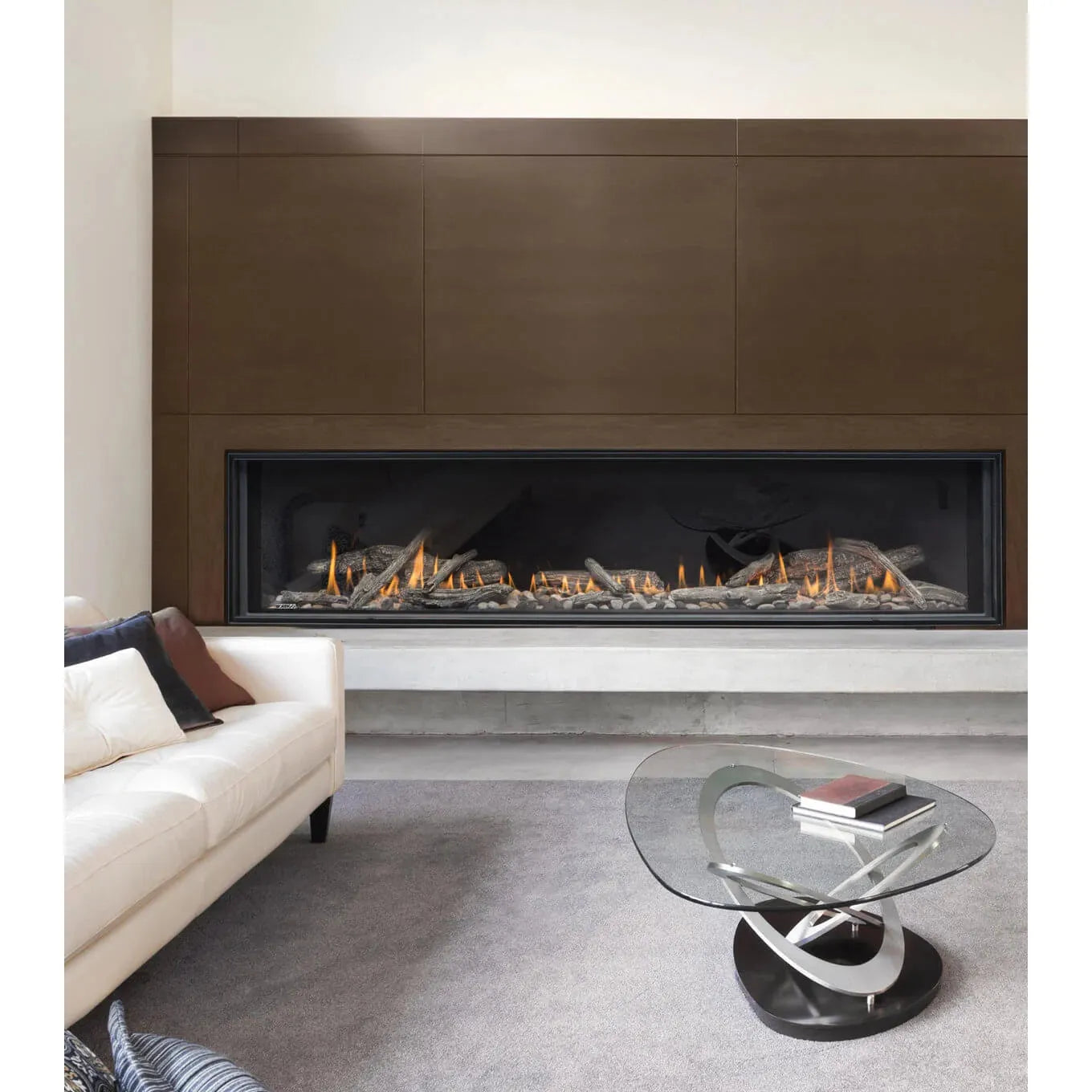 Montigo Distinction 72" Direct Vent Linear Gas Fireplace - D7215NI-2
