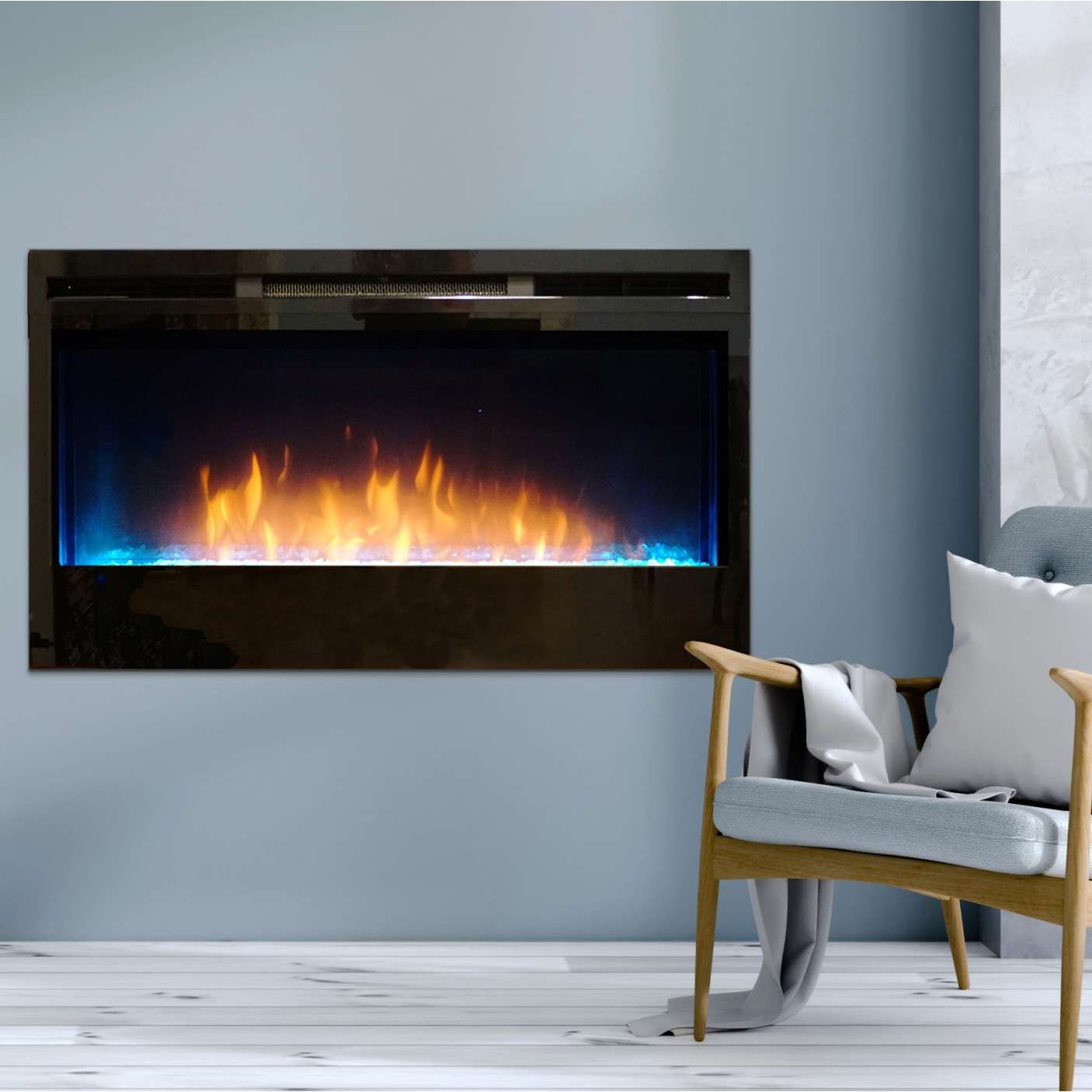 Empire 34" Nexfire Linear Electric Fireplace - EBL34