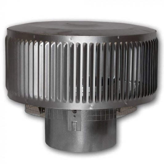 Superior 8DM 8" Round Top Termination with Louvered Screen