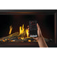 Napoleon Tall Linear Vector 74" Gas Fireplace with Luminous Logs - TLV74L