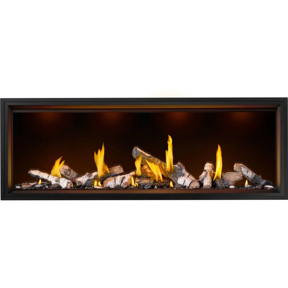 Napoleon Tall Linear Vector 74" Gas Fireplace with Luminous Logs - TLV74L