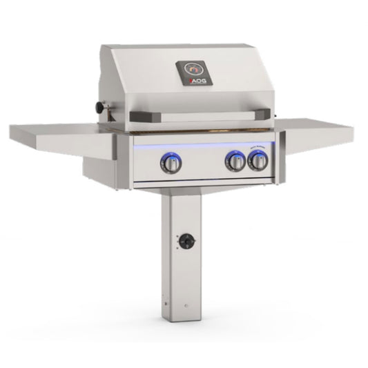 American Outdoor Grill 24" In-Ground/Patio L-Series Post Mount Gas Grill
