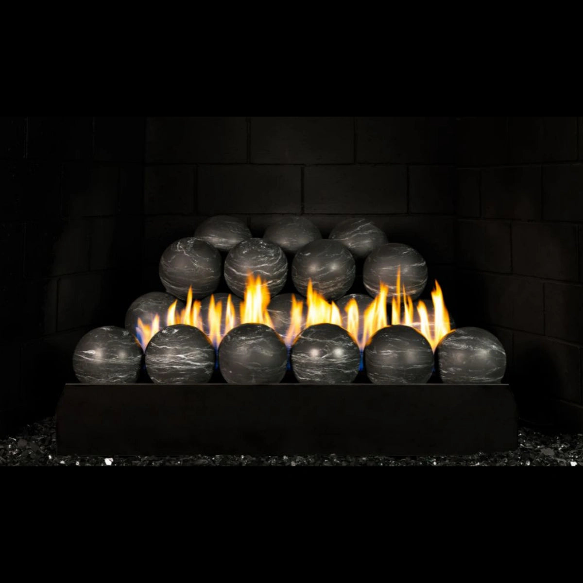 Peterson Real Fyre G23 Spheres Vent-Free Burner Set