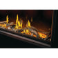 Napoleon Tall Linear Vector 74" Gas Fireplace with Luminous Logs - TLV74L