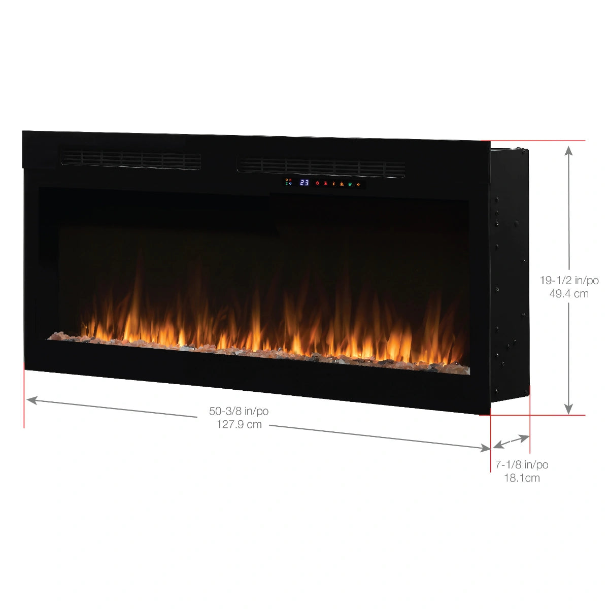 Dimplex Vital Sense 60" Linear Built-in Electric Fireplace