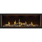 Napoleon Tall Linear Vector 74" Gas Fireplace with Luminous Logs - TLV74L