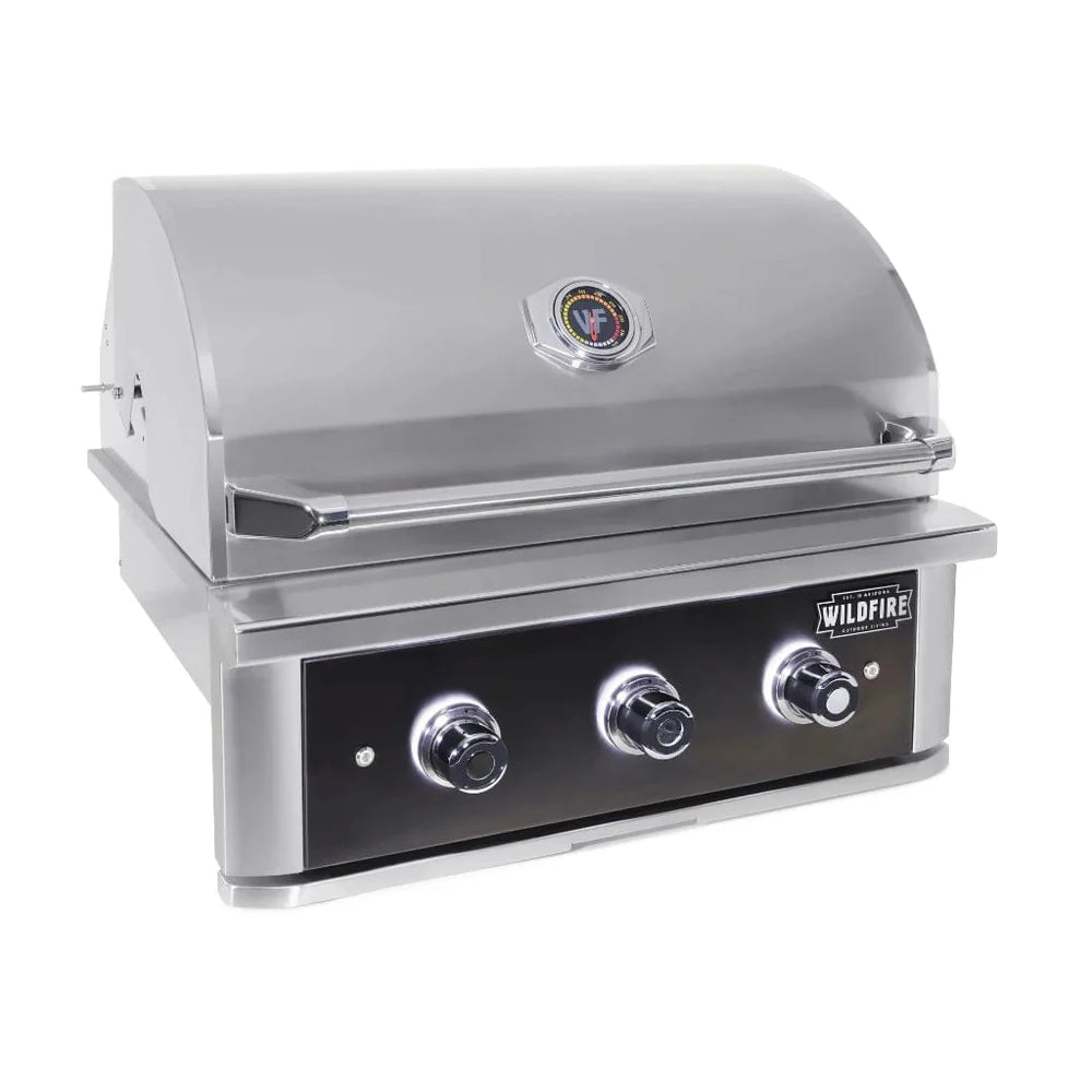 Wildfire Ranch Pro 30" Built-In Gas Grill in 304 Stainless Steel