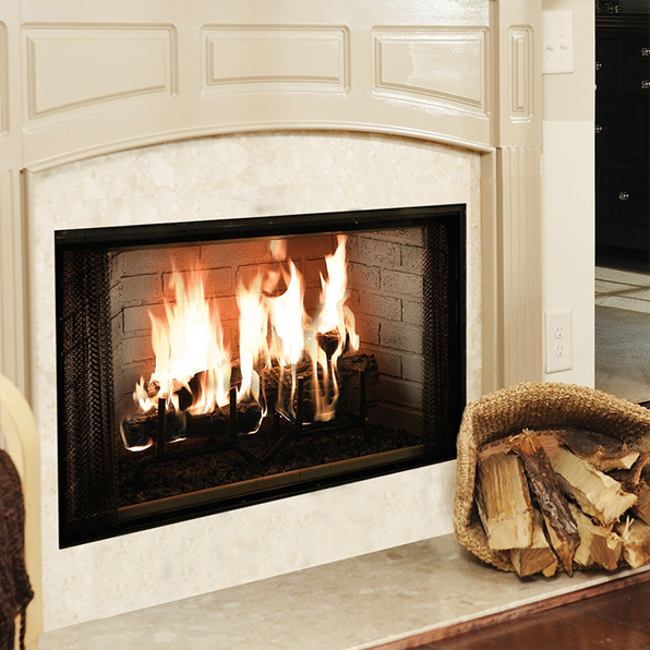 Majestic Royalton 36" Radiant Wood Burning Fireplace