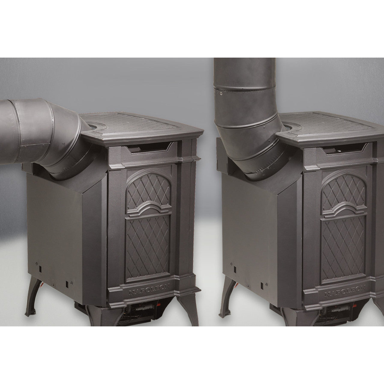 Napoleon Arlington Metallic Black Direct Vent Gas Stove - Millivolt Ignition