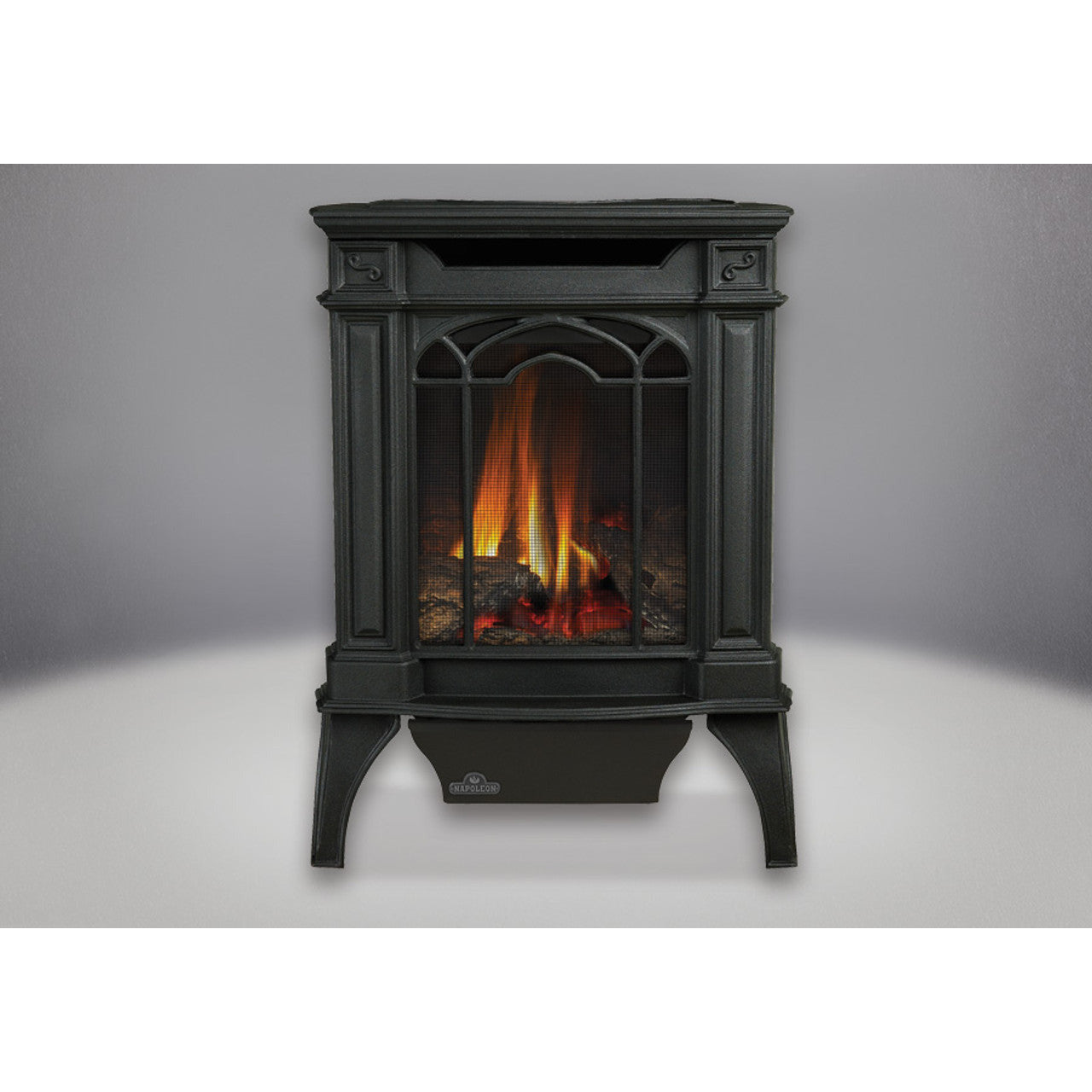 Napoleon Arlington Black Millivolt Direct Vent Gas Stove