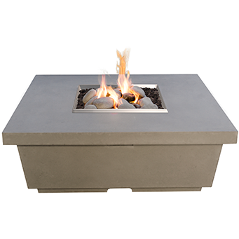 American Fyre Designs Contempo Square 44" Fire Pit Table