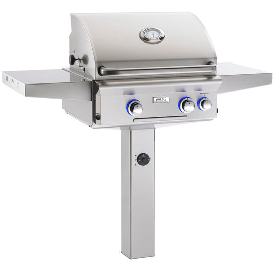 American Outdoor Grill 24" In-Ground/Patio "L" Series Post Mount Gas Grill