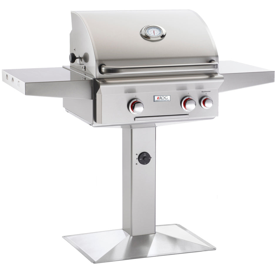 American Outdoor Grill 24" In-Ground/Patio L-Series Post Mount Gas Grill