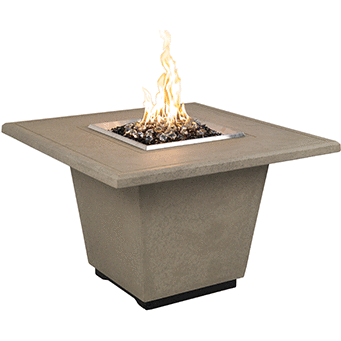 American Fyre Designs Cosmopolitan Square 36" Fire Pit Table