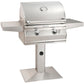 Fire Magic Choice 24" C430s Patio Post Mount Gas Gill w/ Analog Thermometer & 1-Hour Timer on Post