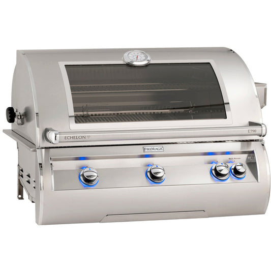 Fire Magic Echelon Diamond 36" E790i Built-in Gas Grill with Analog Thermometer & Rotissiere Kit