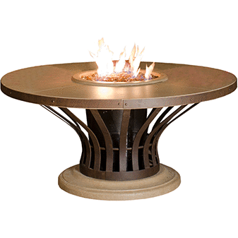 American Fyre Designs Fiesta 54" Fire Pit Table