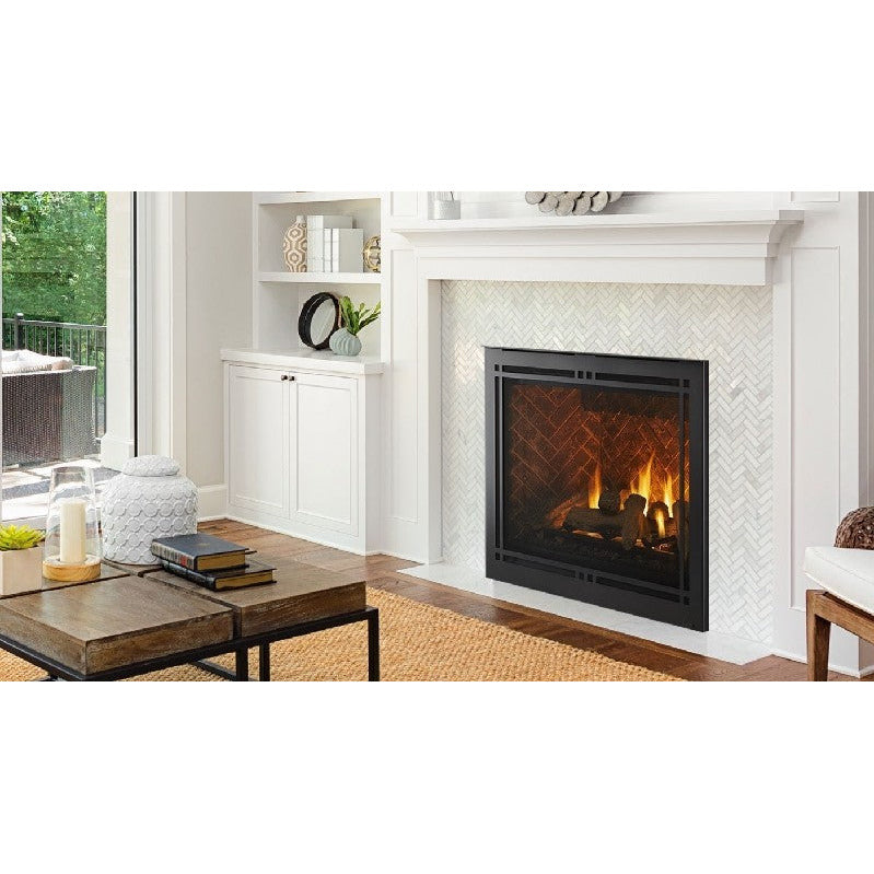 Majestic Meridian Platinum 36" Direct Vent Gas Fireplace - Includes Touchscreen Remote