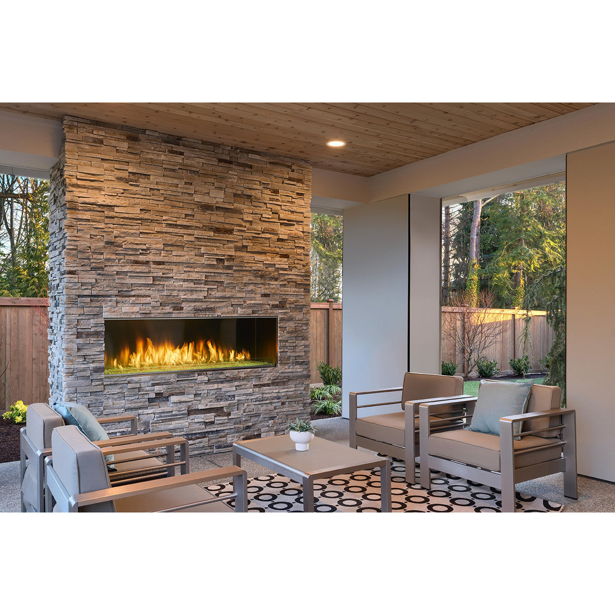 Majestic 60" Lanai Outdoor Linear Fireplace