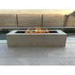 The Outdoor Plus Cabo Linear Fire Pit - Concrete